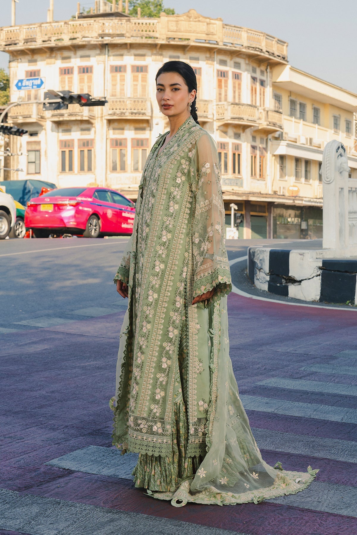 Pakistani lawn dress