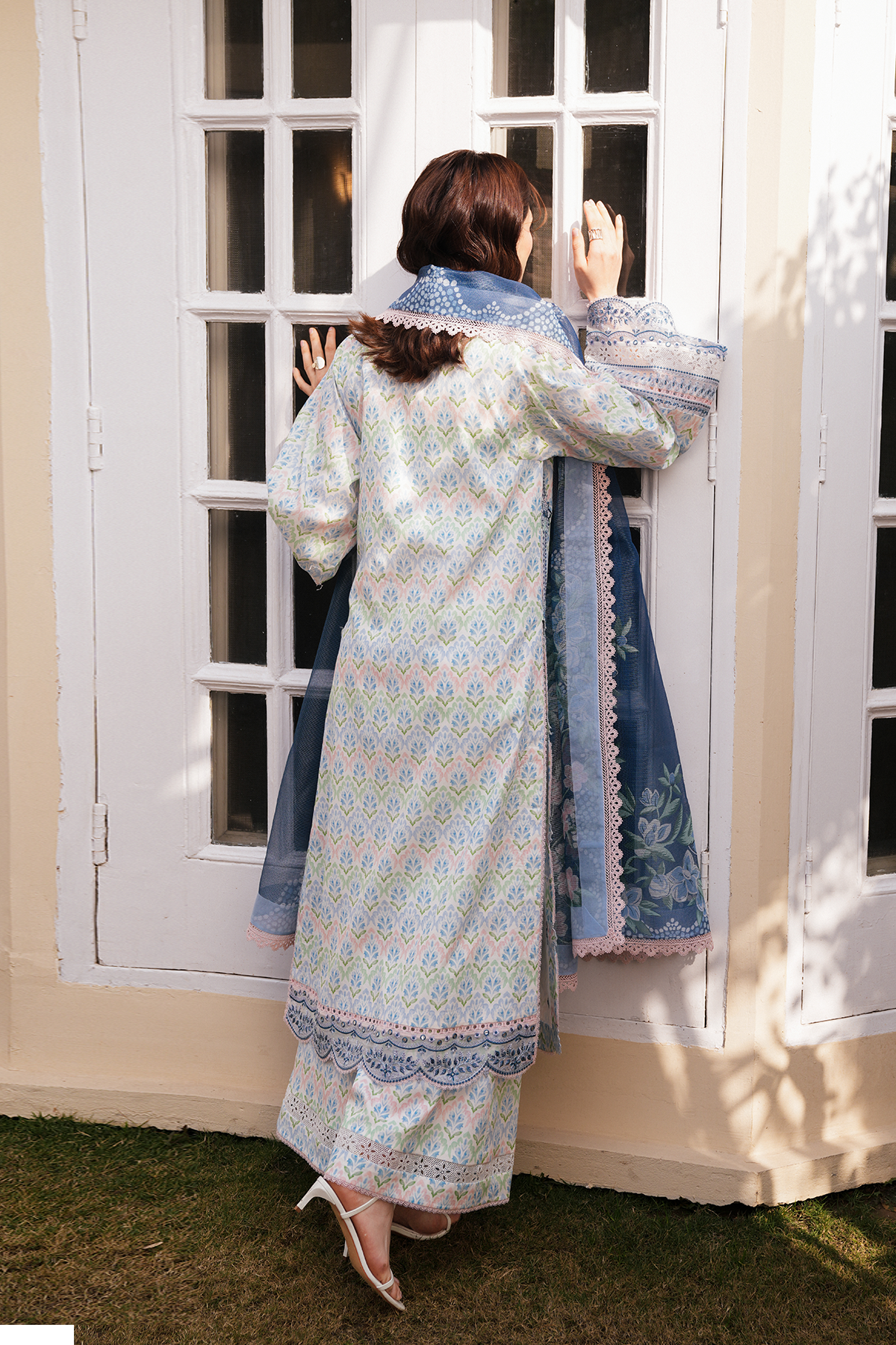 Pakistani designer lawn suits