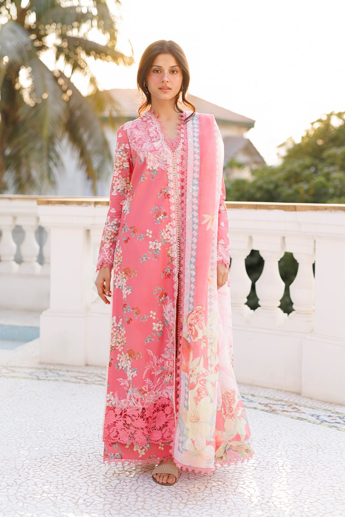 embroidered lawn dress