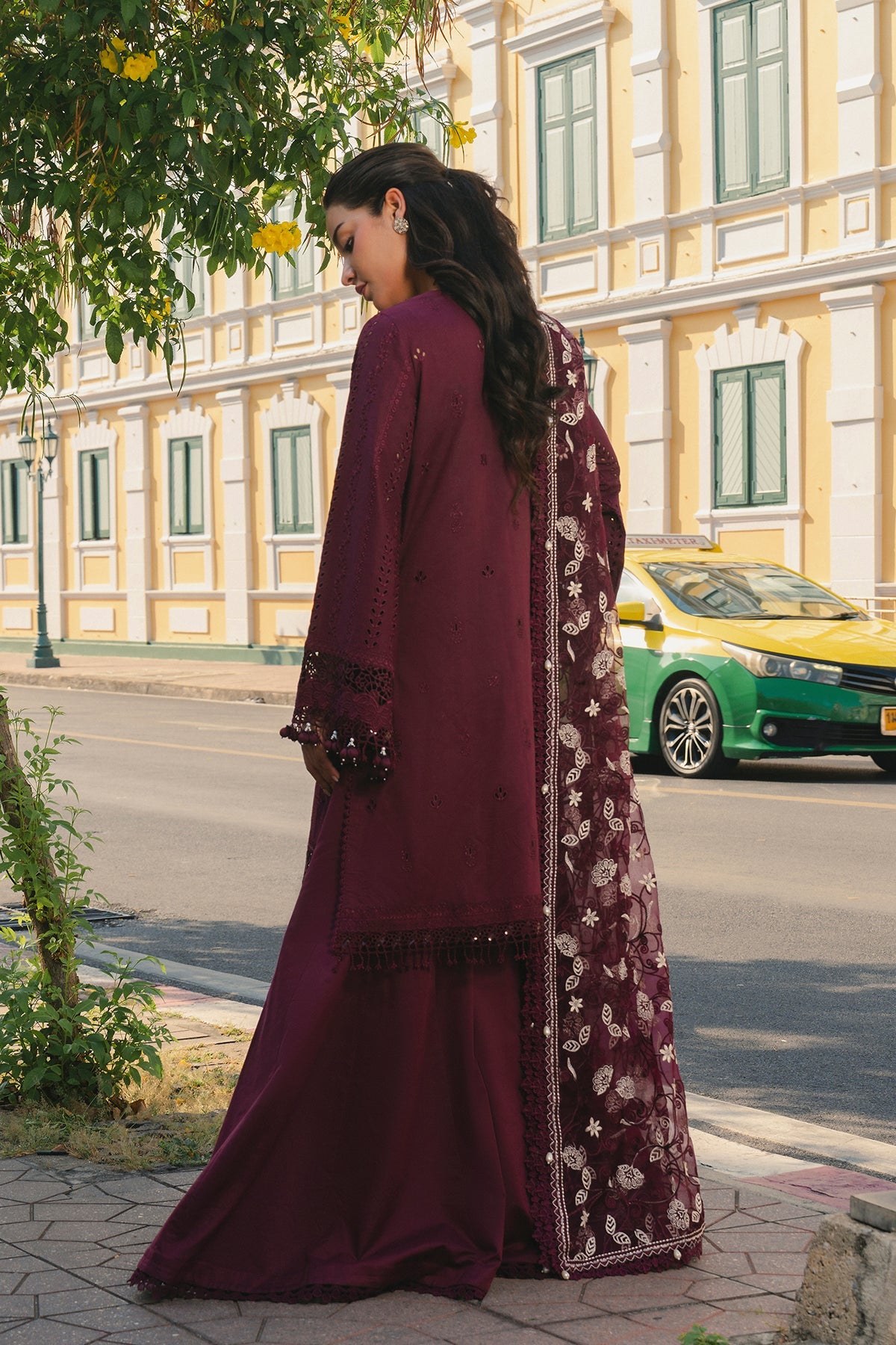 Pakistani lawn embroidered suits