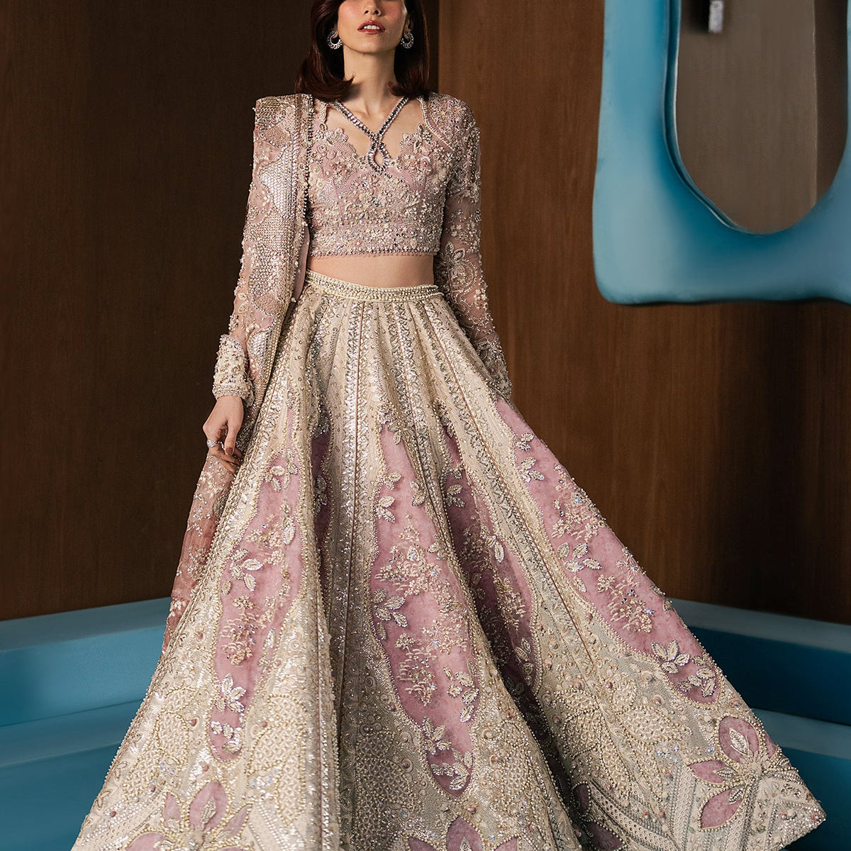 al zawiah designer dress price Zaviyah – Hayat'25 Luxury vestido de noiva de renda e cetim Color:Black Lace+Light Nude Lining Orange Mehndi Dress – Bridal dresses