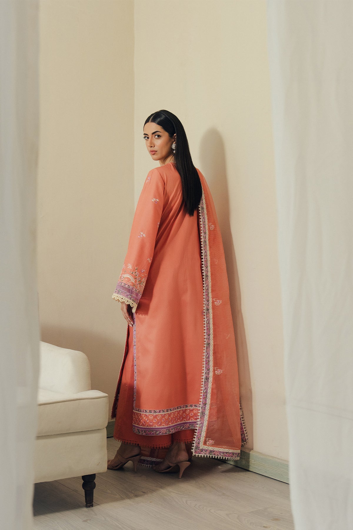 Pakistani lawn dress
