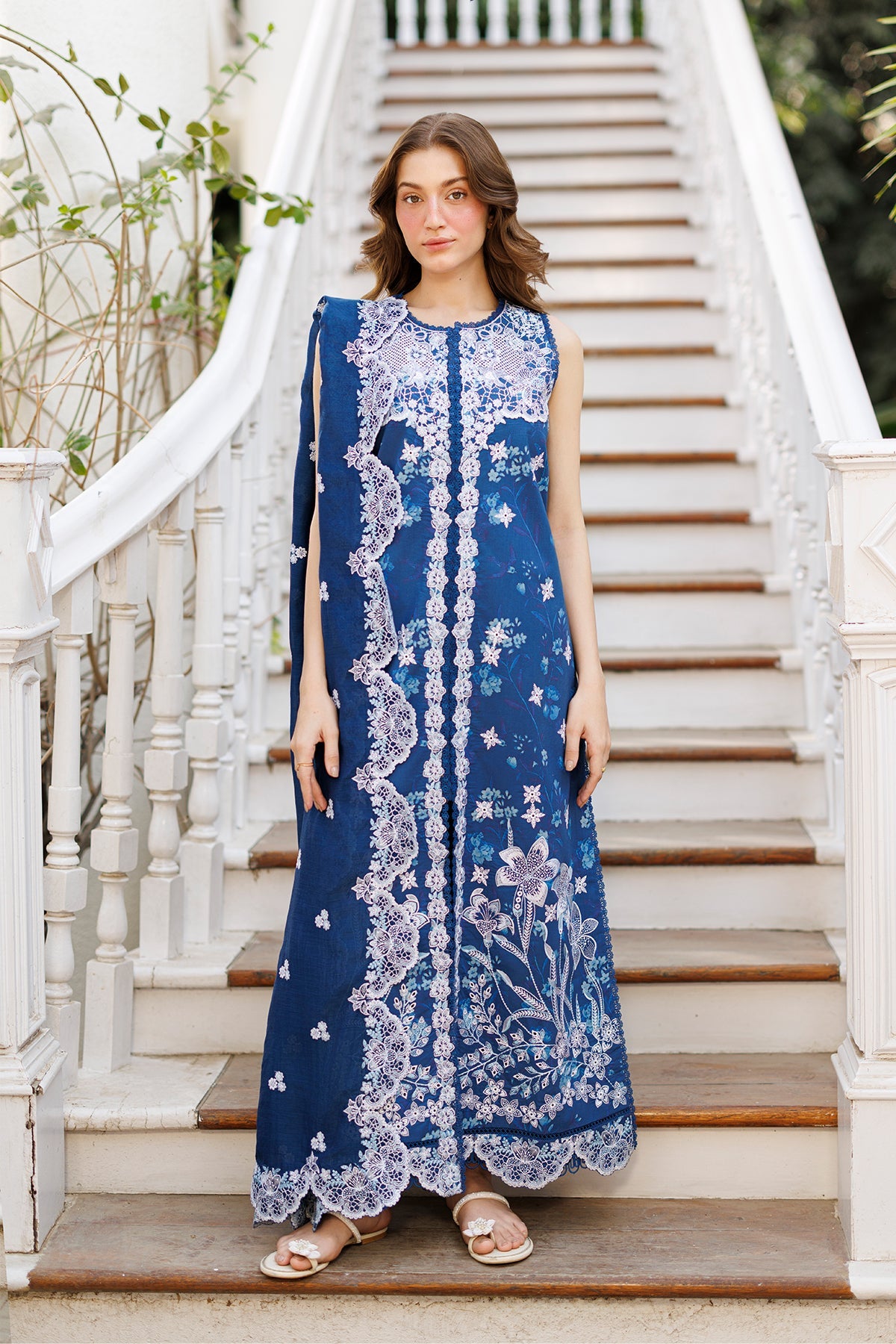 lawn printed dress
